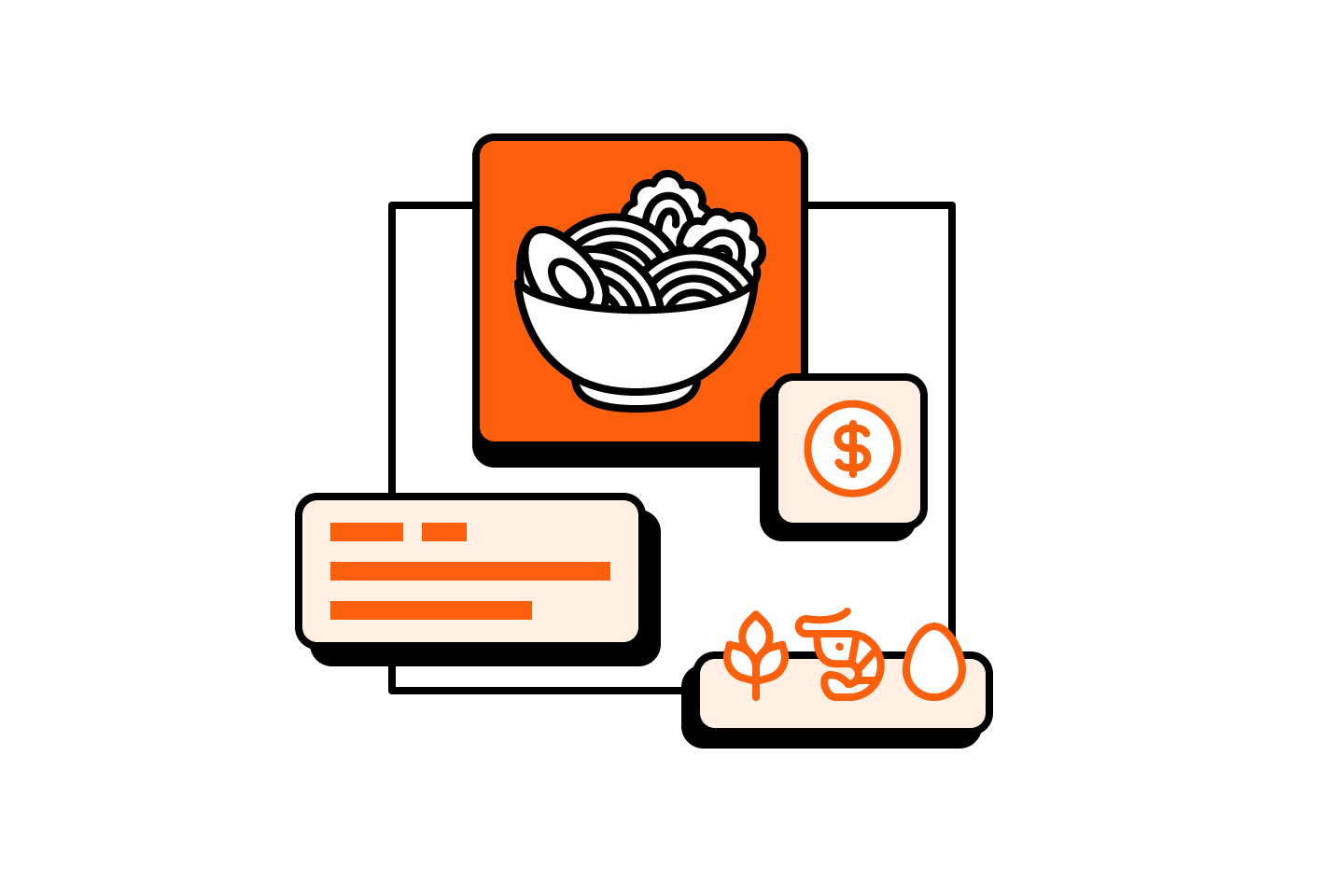Full-featured restaurant digital menu with prices, descriptions, allergen warnings, and dietary tags