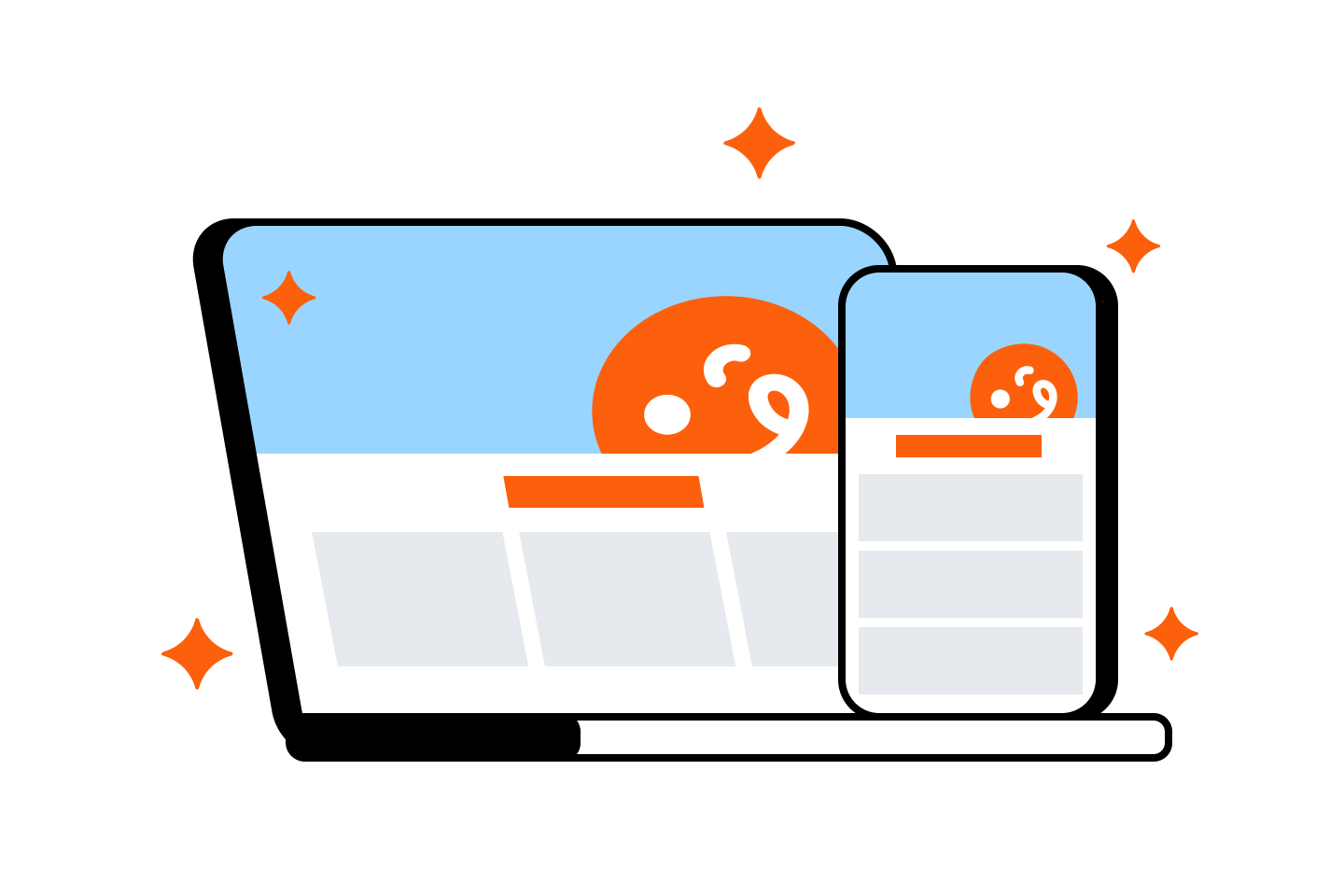 Step 2: Nommy generates a mobile-friendly restaurant website automatically